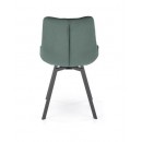 Стул HALMAR K519 темно-зеленый/черный, поворотный